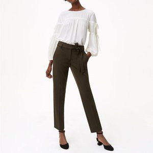 Slim Tie Waist Custom Stretch Pants In Marisa Fit